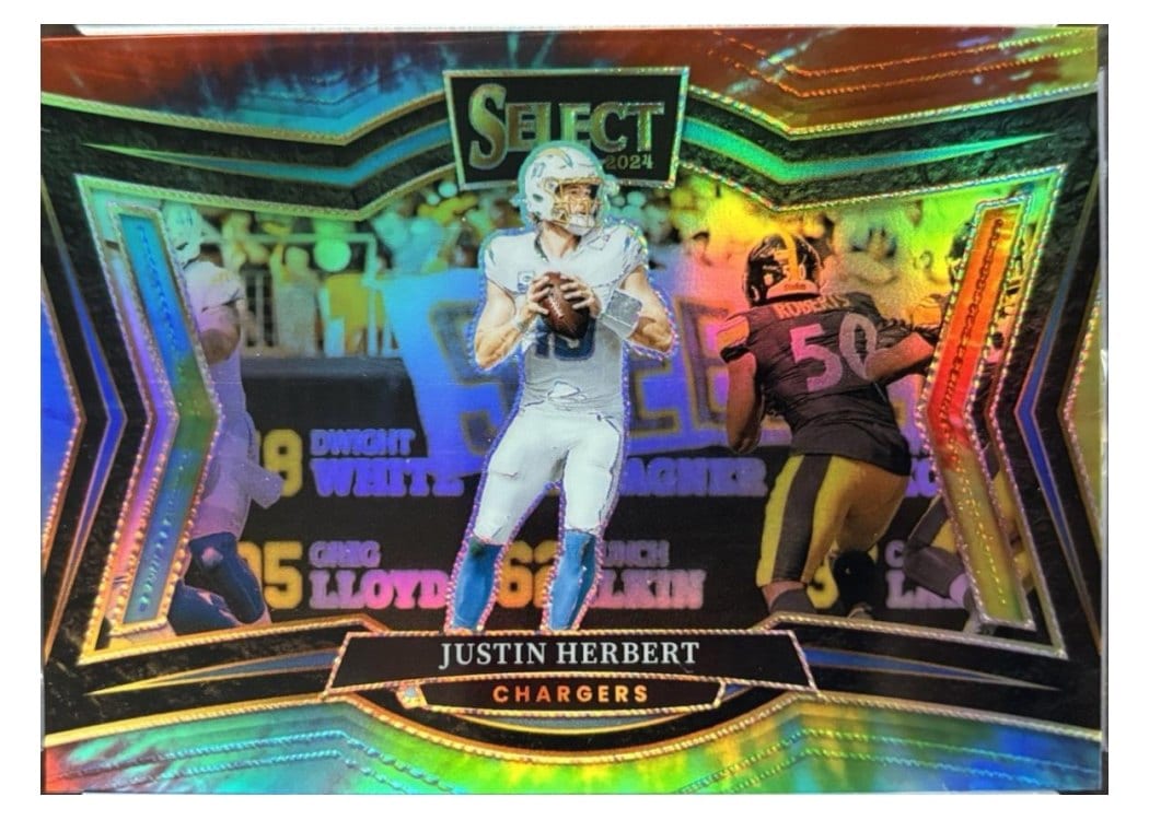 2024 Panini Select Base Set Justin Herbert #461 card