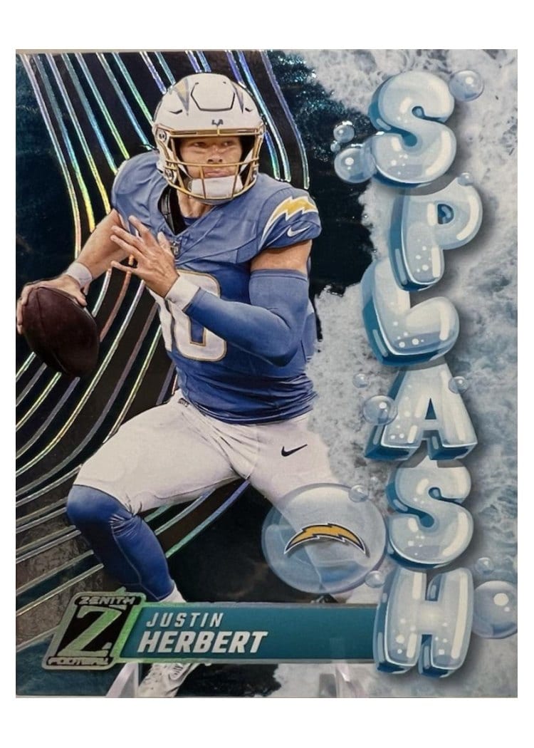 2024 Panini Zenith Splash Justin Herbert #14 card