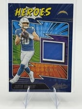 2025 Panini Absolute Absolute Heroes Memorabilia Justin Herbert #AHM-JHT card