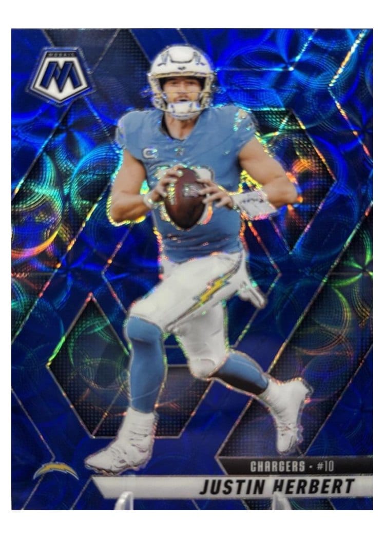 2025 Panini Mosaic Base Set Justin Herbert #80 card