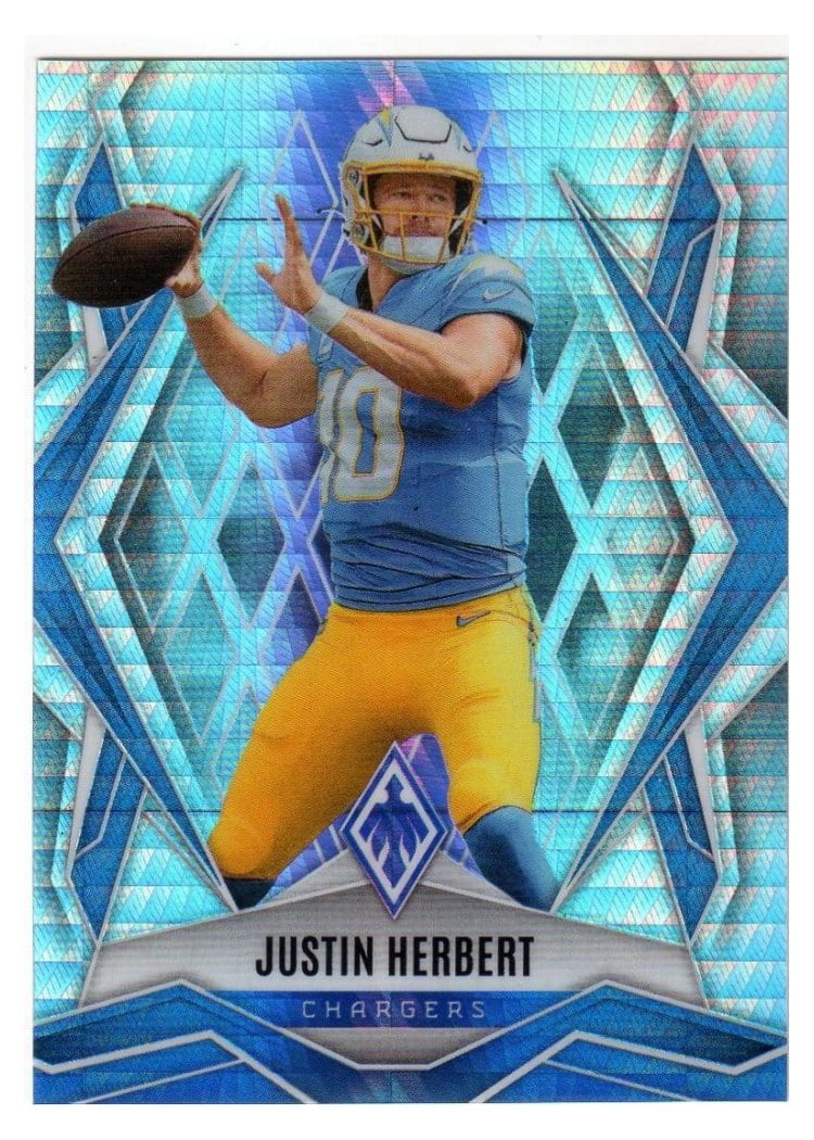 2025 Panini Phoenix Base Set Justin Herbert #58 card