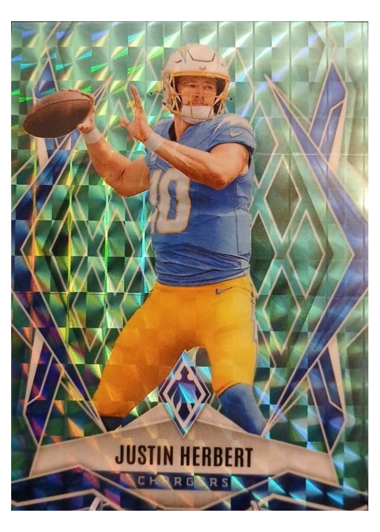 2025 Panini Phoenix Base Set Justin Herbert #58 card