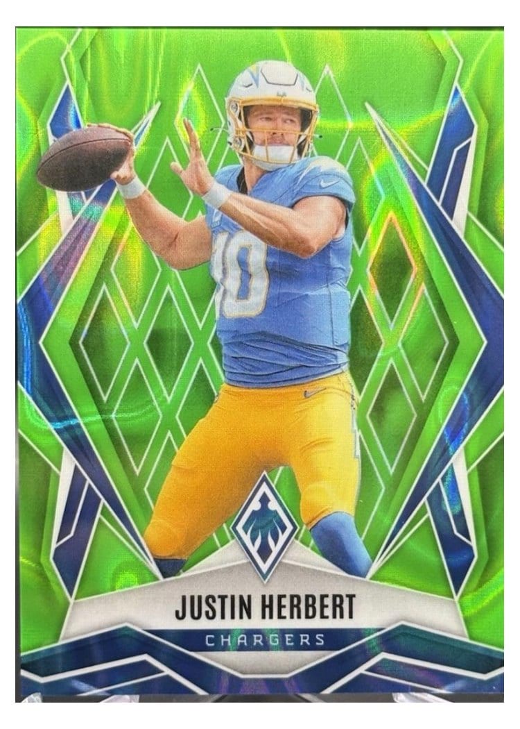 2025 Panini Phoenix Base Set Justin Herbert #58 card