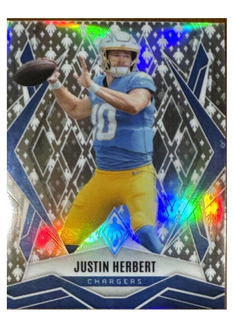 2025 Panini Phoenix Base Set Justin Herbert #58 card