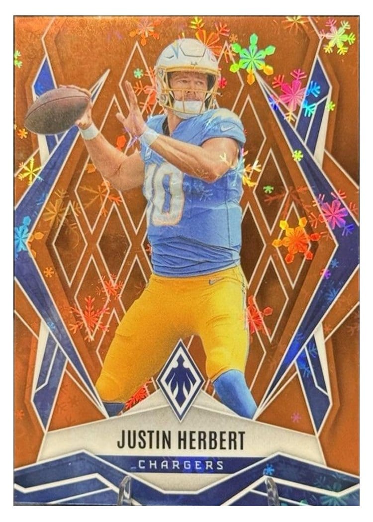 2025 Panini Phoenix Base Set Justin Herbert #58 card