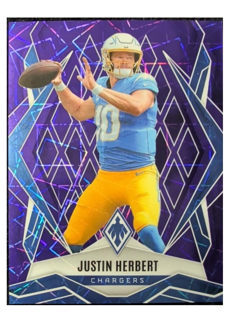2025 Panini Phoenix Base Set Justin Herbert #58 card