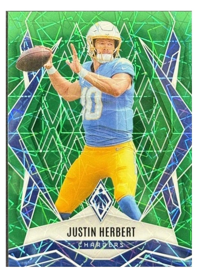 2025 Panini Phoenix Base Set Justin Herbert #58 card