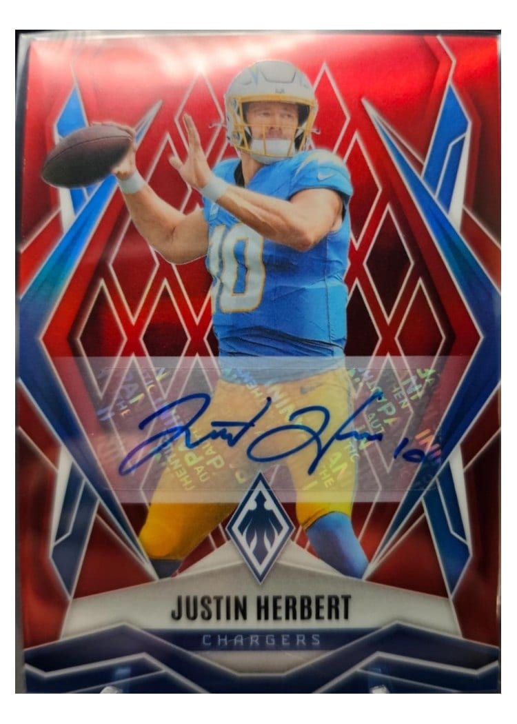 2025 Panini Phoenix Base Set Justin Herbert #58 card