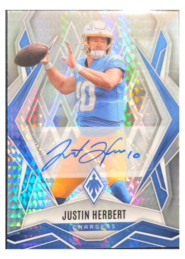 2025 Panini Phoenix Base Set Justin Herbert #58 card