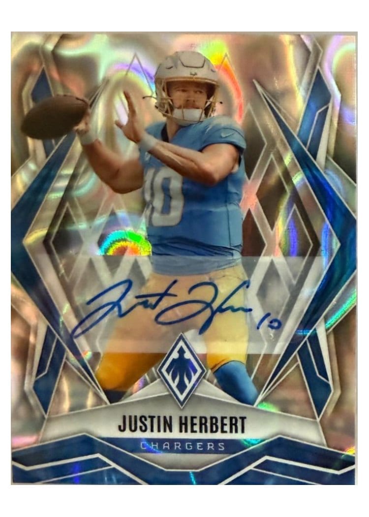 2025 Panini Phoenix Base Set Justin Herbert #58 card