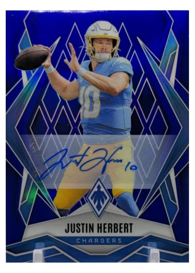 2025 Panini Phoenix Base Set Justin Herbert #58 card