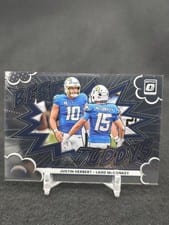 2025 Donruss Optic Best Tuddys Justin Herbert/Ladd McConkey #16 card