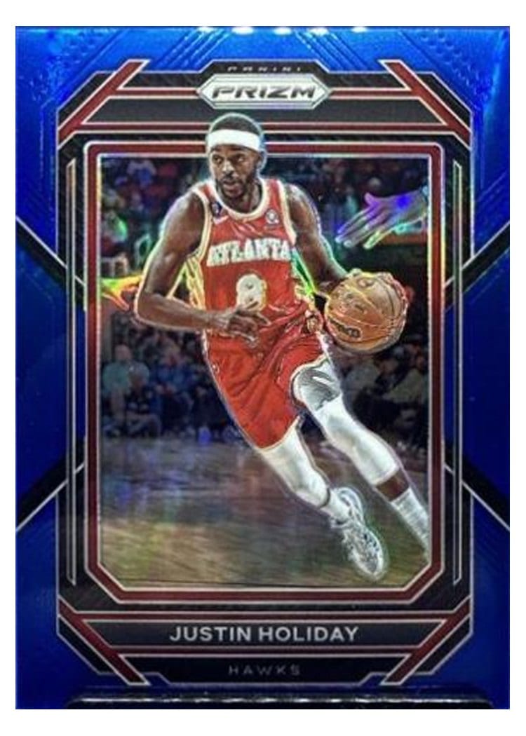 2022-23 Panini Prizm Base Set Justin Holiday Blue Prizm #151 card