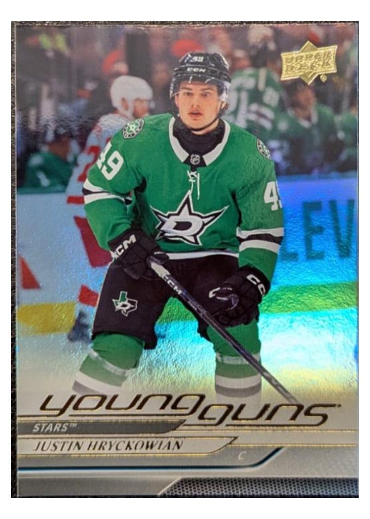 2024-25 Upper Deck Base Set Justin Hryckowian #723 card