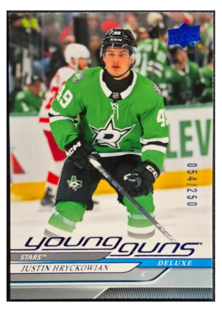 2024-25 Upper Deck Base Set Justin Hryckowian #723 card