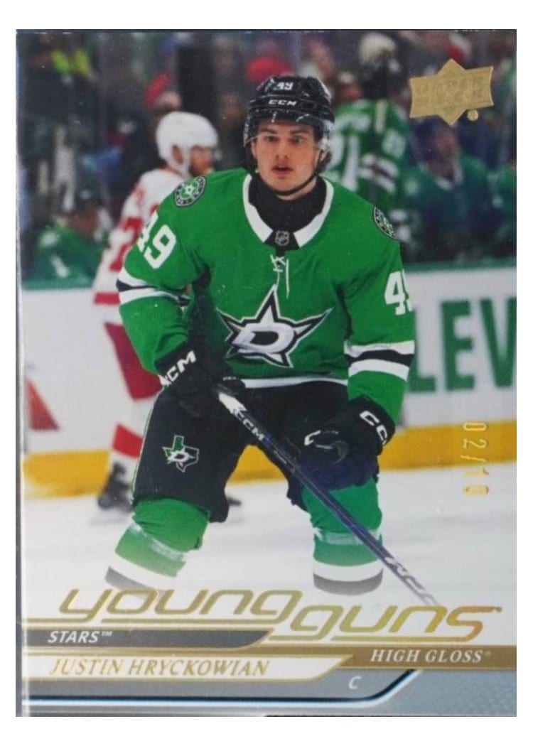 2024-25 Upper Deck Base Set Justin Hryckowian #723 card