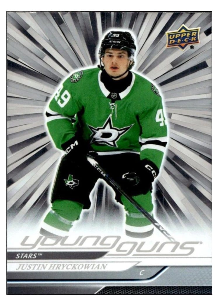 2024-25 Upper Deck Base Set Justin Hryckowian #723 card