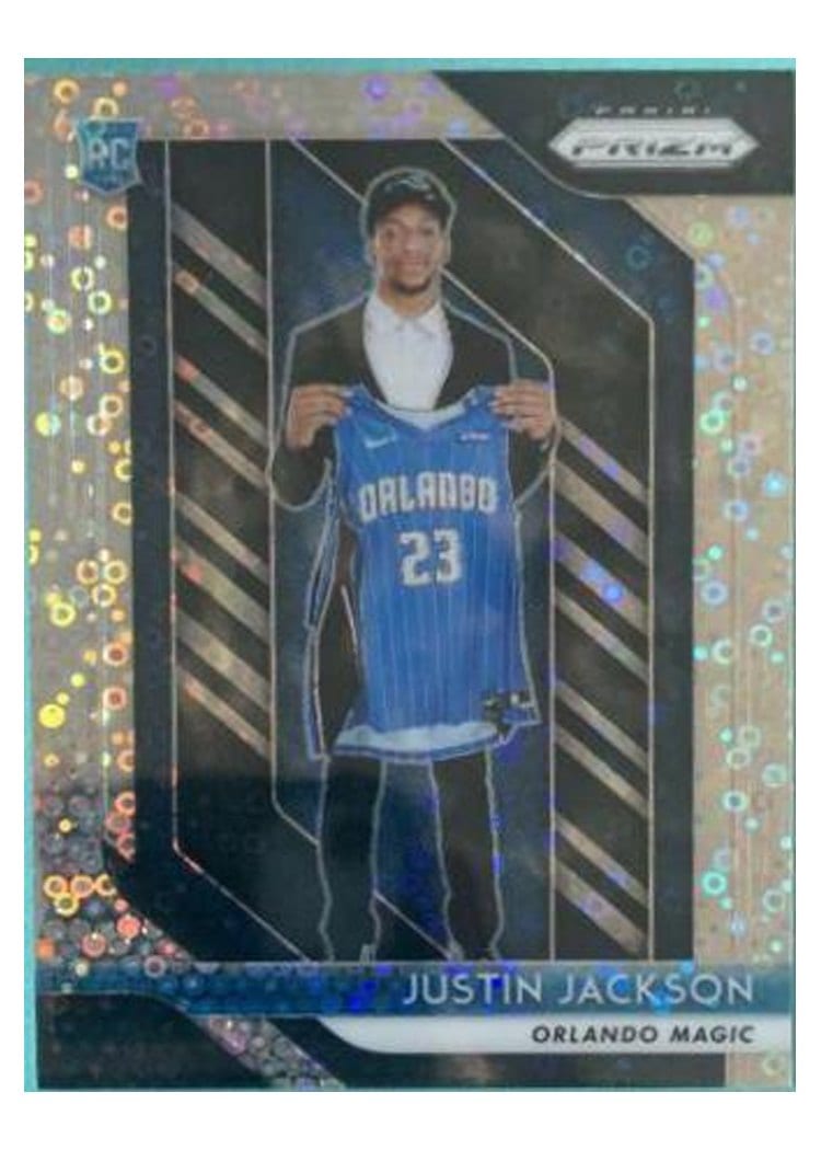 2018-19 Panini Prizm Base Set Justin Jackson Fast Break Prizm #119 card