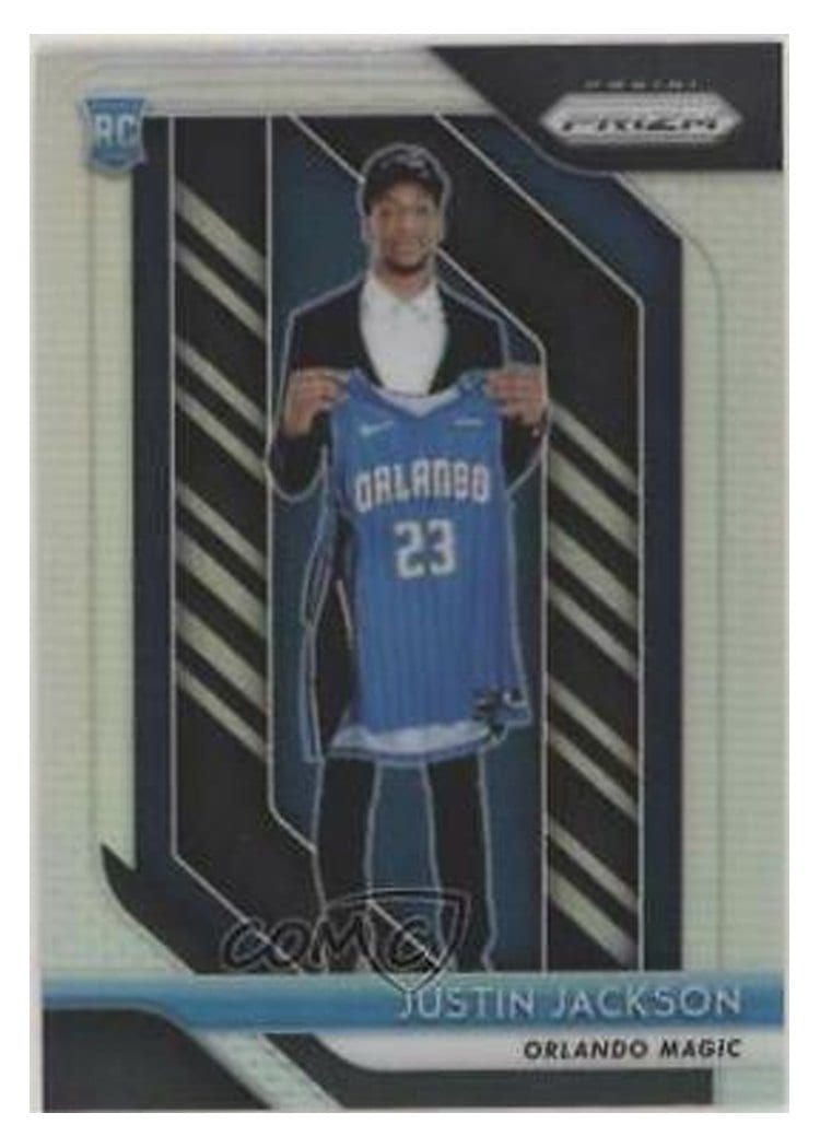 2018-19 Panini Prizm Base Set Justin Jackson Silver Prizm #119 card
