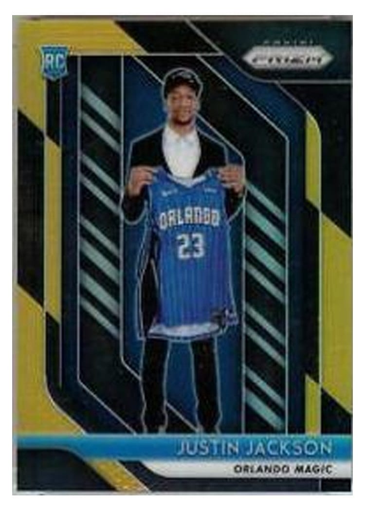 2018-19 Panini Prizm Base Set Justin Jackson Black Gold Prizm #119