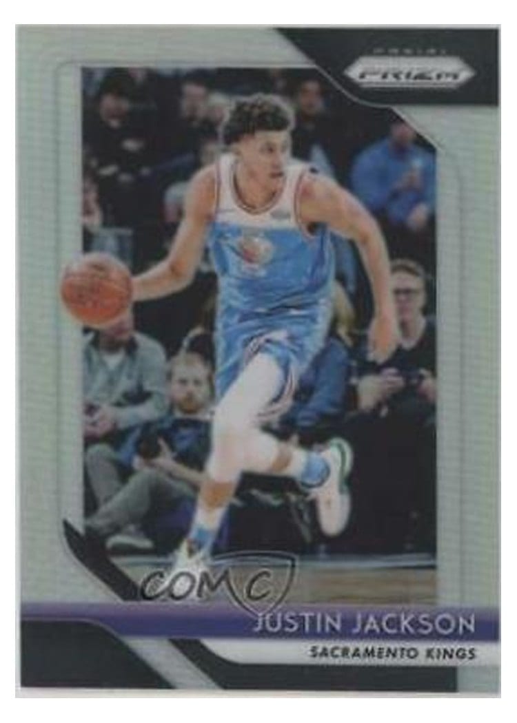 2018-19 Panini Prizm Base Set Justin Jackson Silver Prizm #191 card