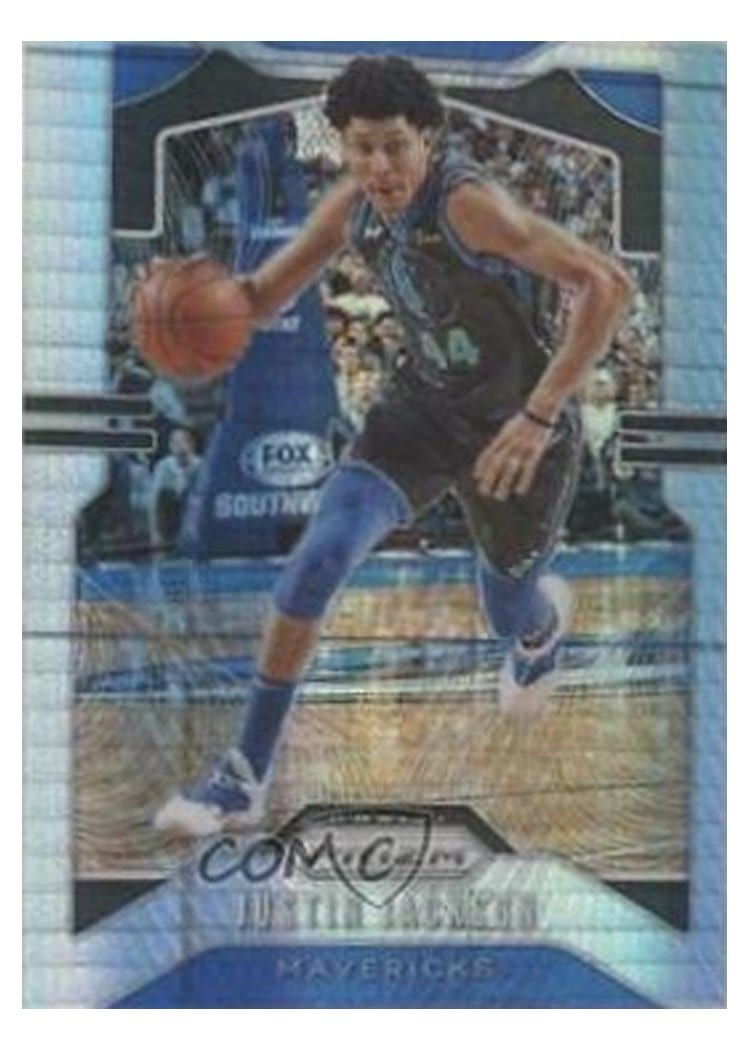 2019-20 Panini Prizm Base Set Justin Jackson #80 card