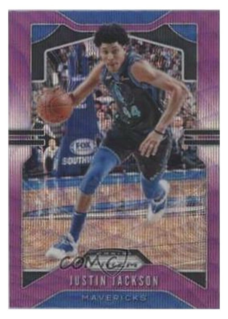 2019-20 Panini Prizm Base Set Justin Jackson #80 card