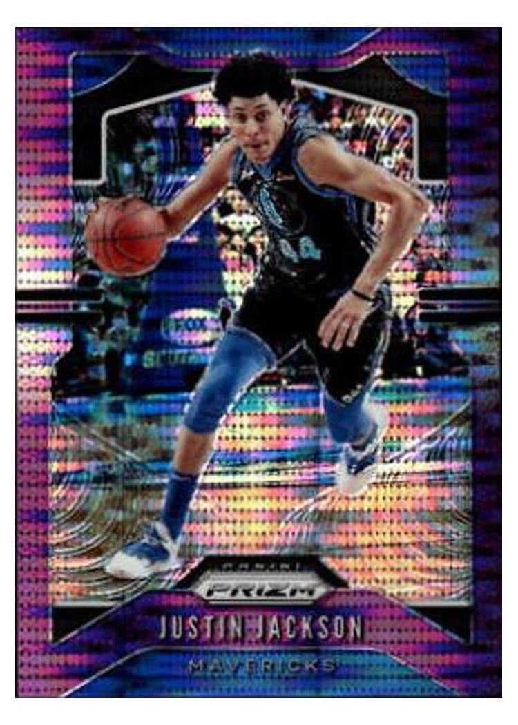 2019-20 Panini Prizm Base Set Justin Jackson #80 card