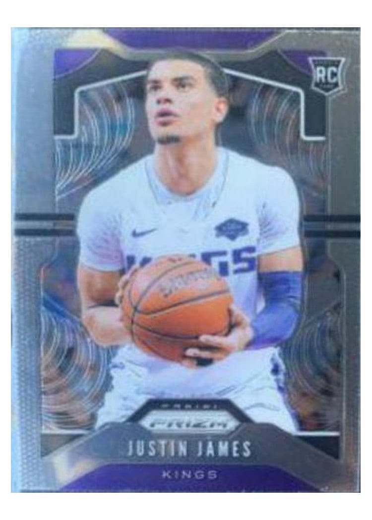 2019-20 Panini Prizm Base Set Justin James Silver Prizm #295 card