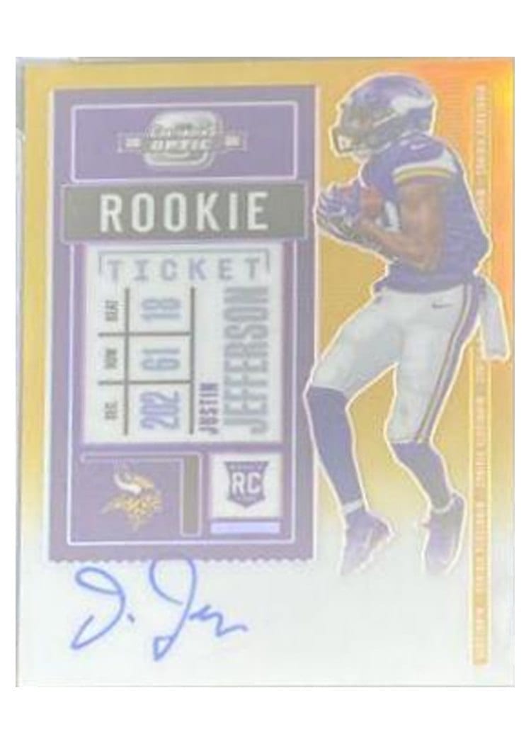 2020 Panini Contenders Optic Base Set Justin Jefferson #109 card