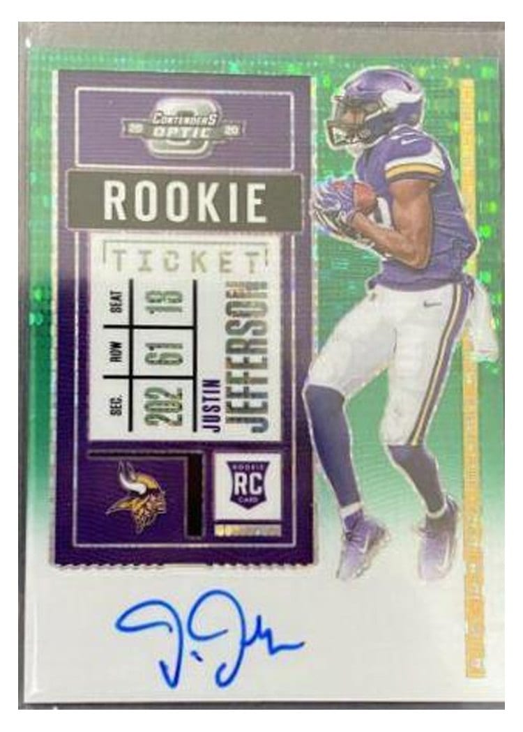 2020 Panini Contenders Optic Base Set Justin Jefferson #109 card