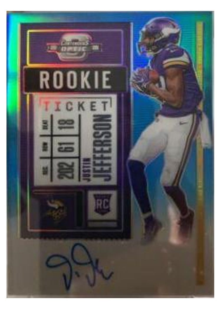 2020 Panini Contenders Optic Base Set Justin Jefferson #109 card