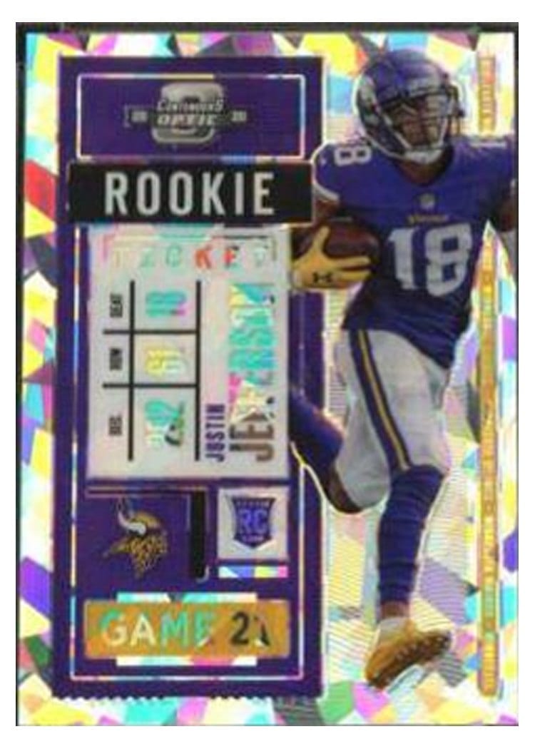 2020 Panini Contenders Optic Base Set Justin Jefferson #86 card