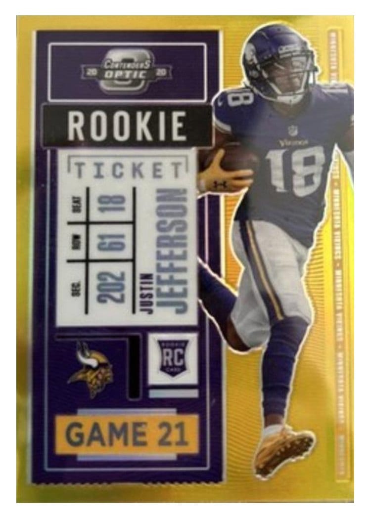 2020 Panini Contenders Optic Base Set Justin Jefferson #86 card