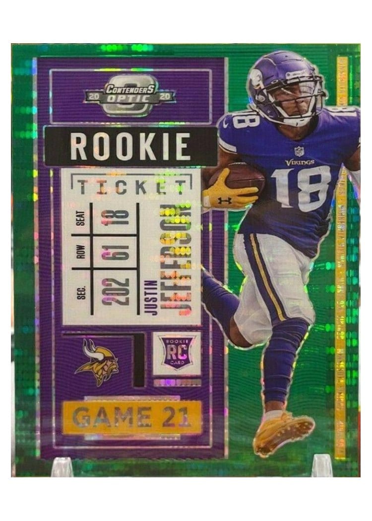 2020 Panini Contenders Optic Base Set Justin Jefferson #86 card