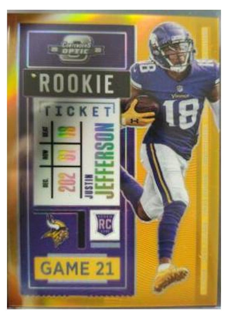 2020 Panini Contenders Optic Base Set Justin Jefferson #86 card