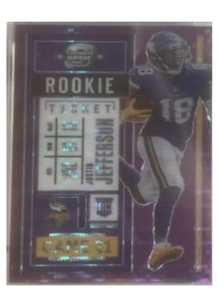 2020 Panini Contenders Optic Base Set Justin Jefferson #86 card