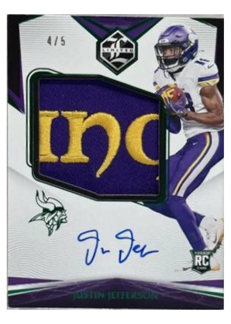 2020 Panini Limited Justin Jefferson #158 card