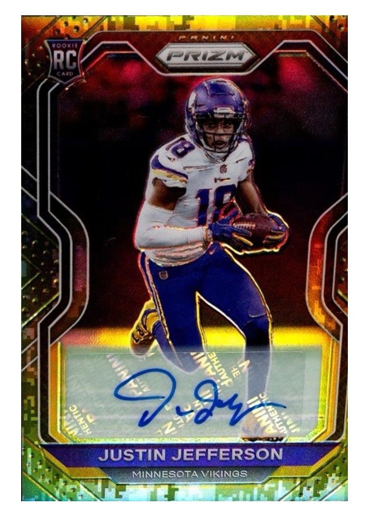 2020 Panini Prizm Justin Jefferson #398 card