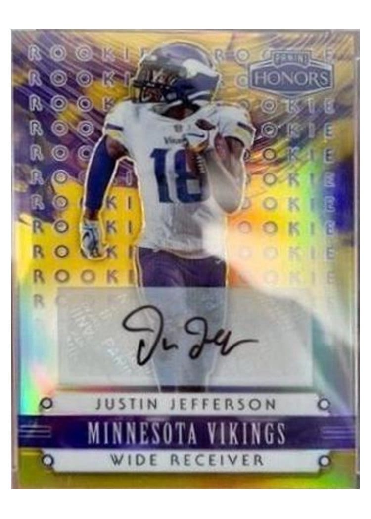 2020 Panini Prizm Justin Jefferson #398 card