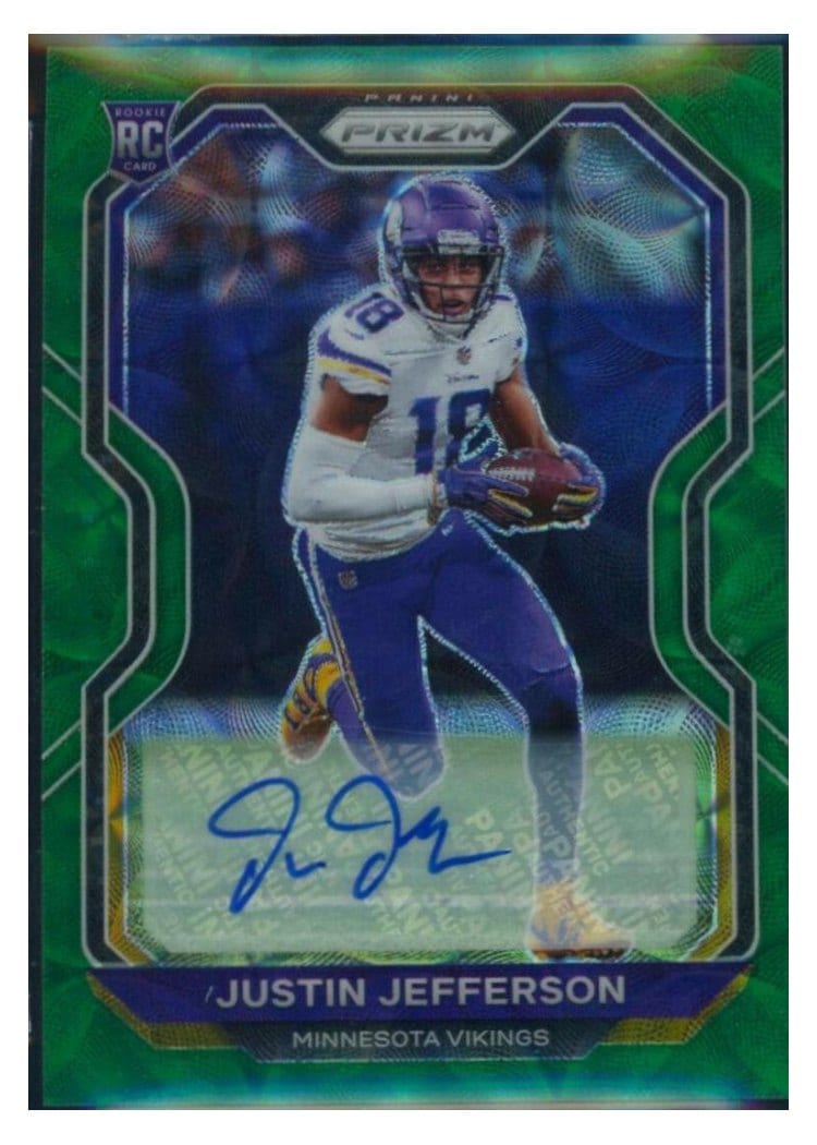 2020 Panini Prizm Justin Jefferson #398 card