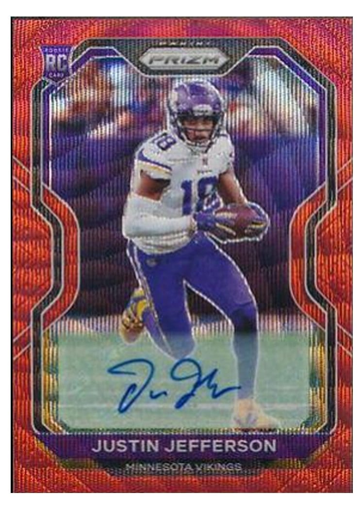 2020 Panini Prizm Justin Jefferson #398 card