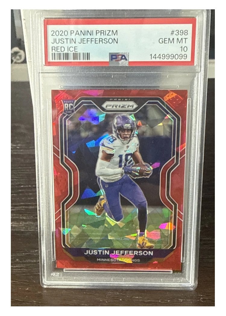 2020 Panini Prizm Justin Jefferson #398 card