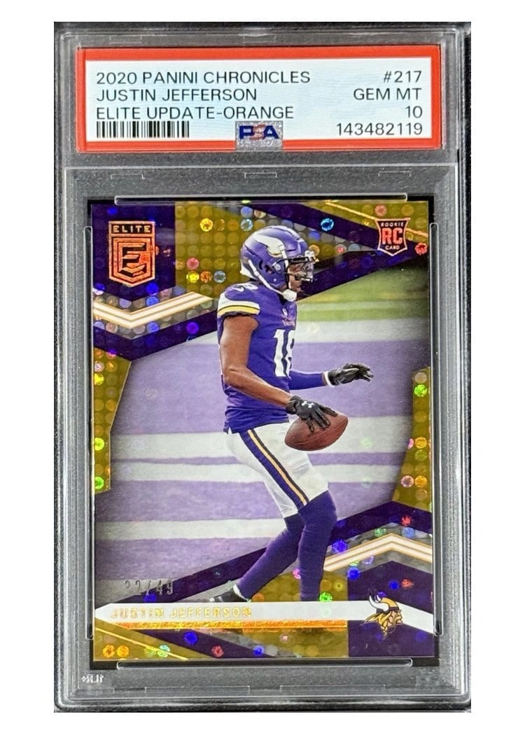 2020 Panini Prizm Justin Jefferson #398 card