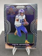 2020 Panini Prizm Justin Jefferson #398 card