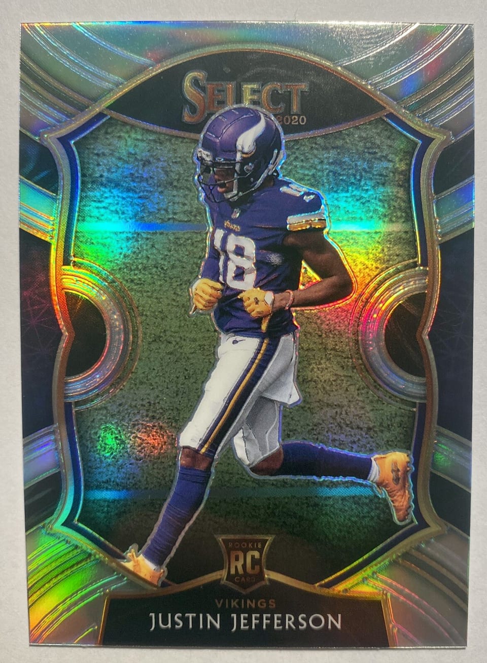 2020 Panini Select Justin Jefferson #61 card