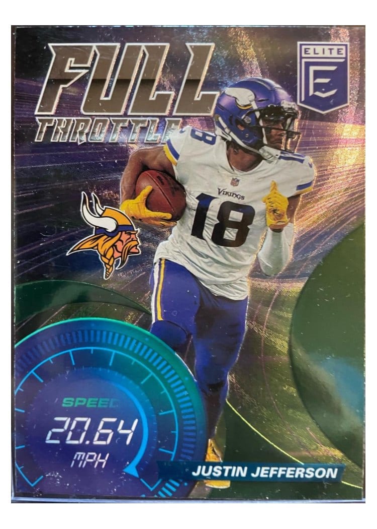 2021 Donruss Elite Full Throttle Justin Jefferson #FT14 card