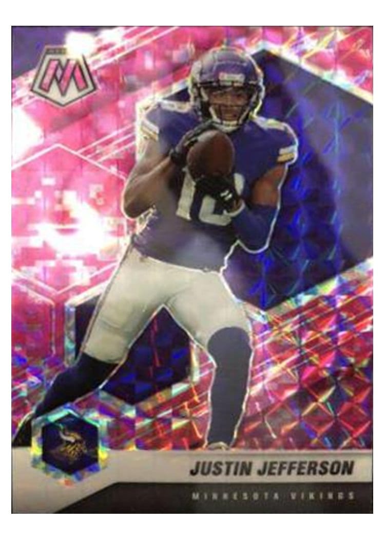 2021 Panini Mosaic Base Set Justin Jefferson #132 card