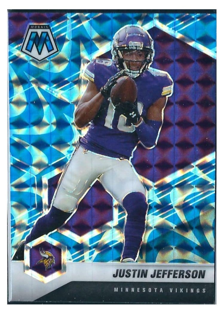 2021 Panini Mosaic Base Set Justin Jefferson #132 card