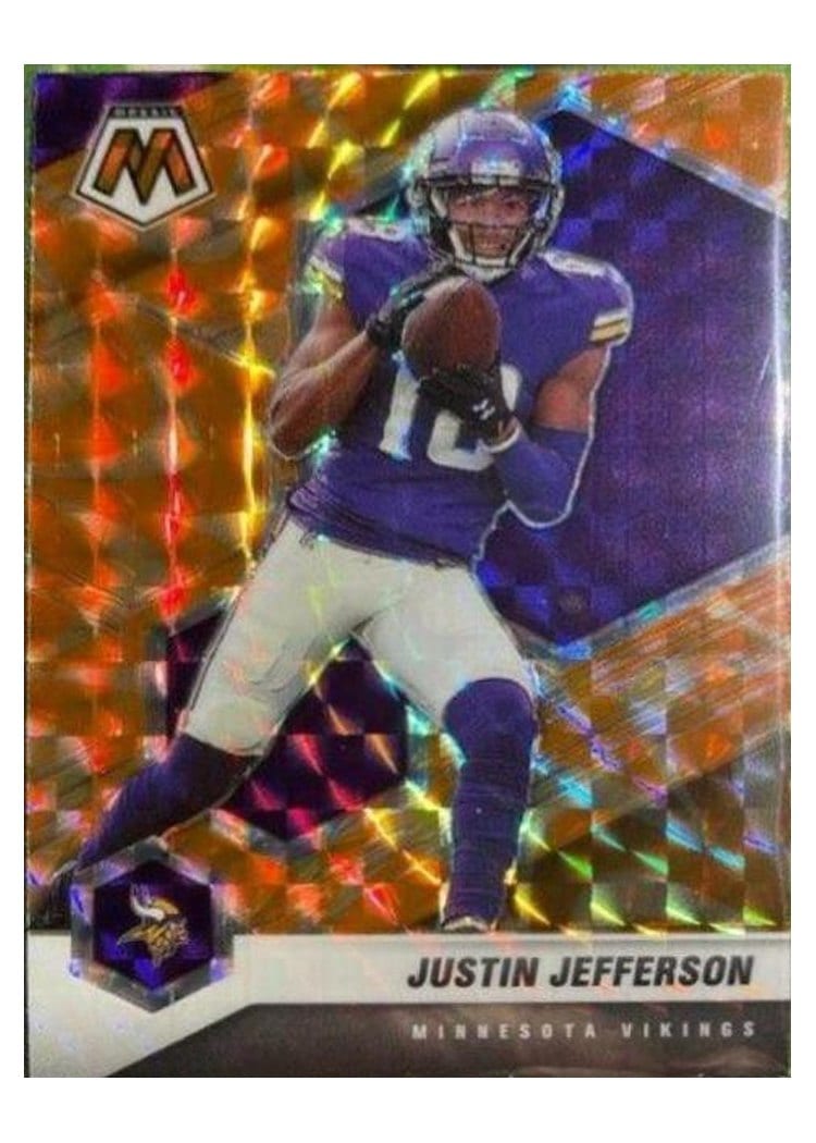 2021 Panini Mosaic Base Set Justin Jefferson #132 card